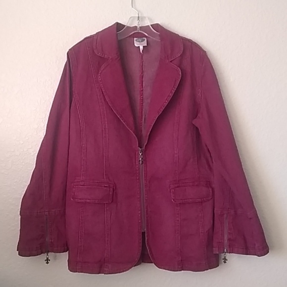 DG2 by Diane Gilman Jackets & Blazers - LADIES' DG2 Denim Jacket (L)